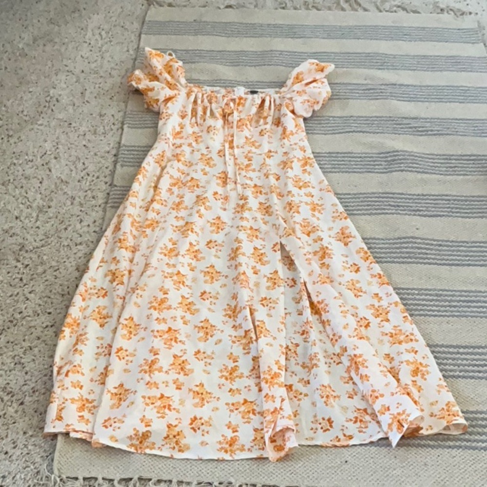 Floral Off-Shoulder Dress